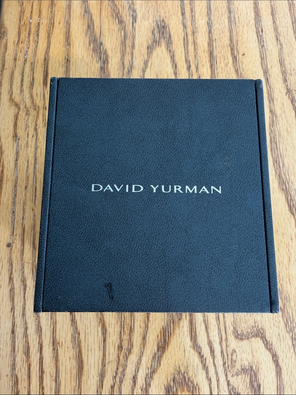 David Yurman Black Jewelry Accessory Box with Logo